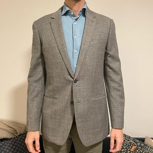 Bonobos grey Italian knit blazer 42L